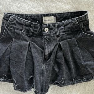 Abrand jeans pleated mini skirt - size 26 (can fit smaller as a low rise skirt)